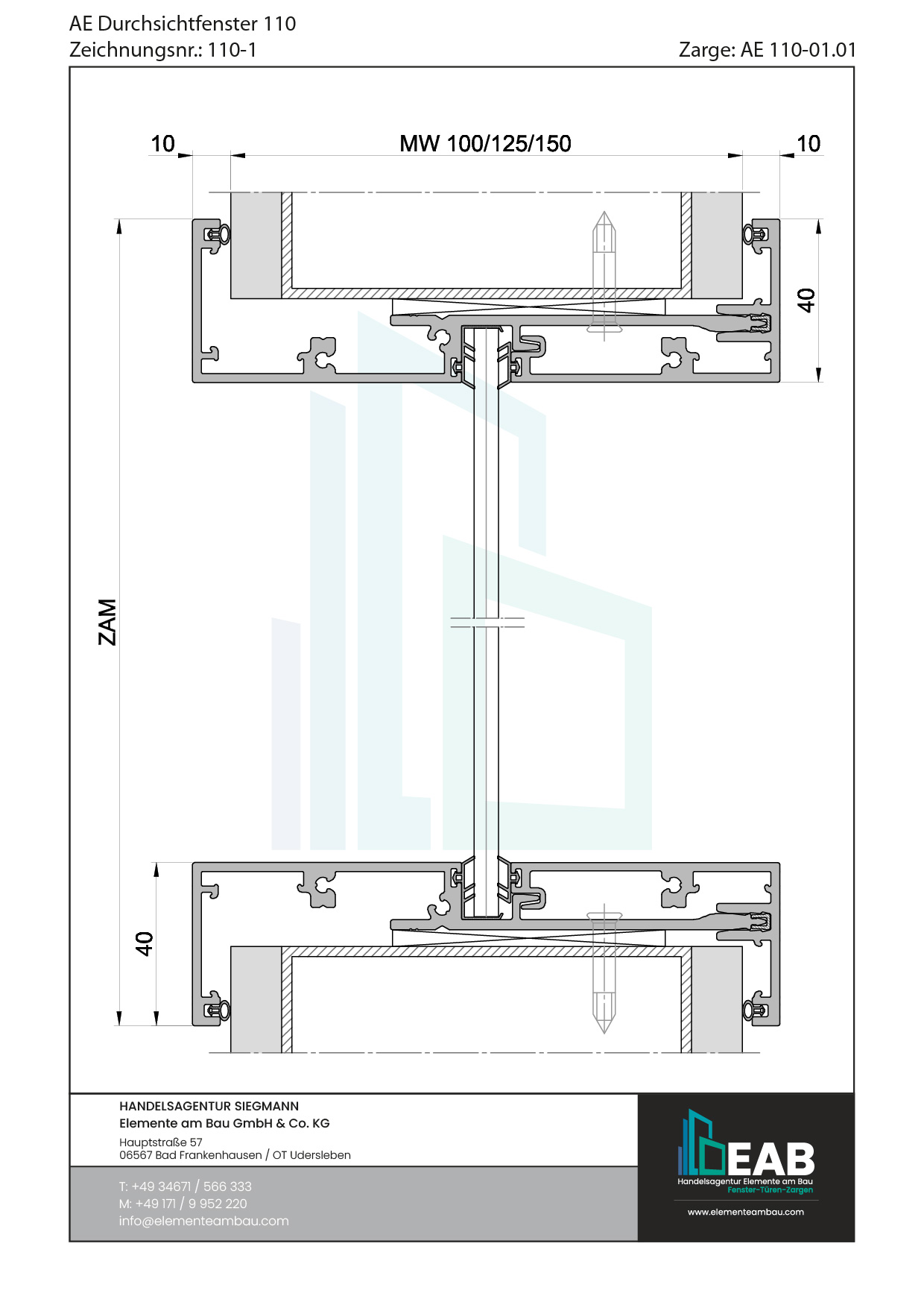 Okvir s rubnim zrcalom