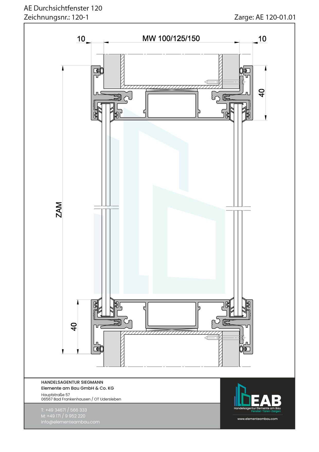 Okvir s rubnim zrcalom