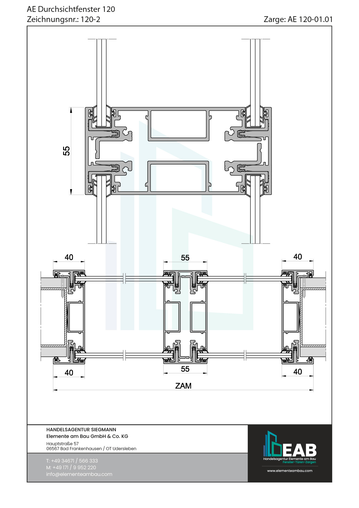 Okvir s rubnim zrcalom