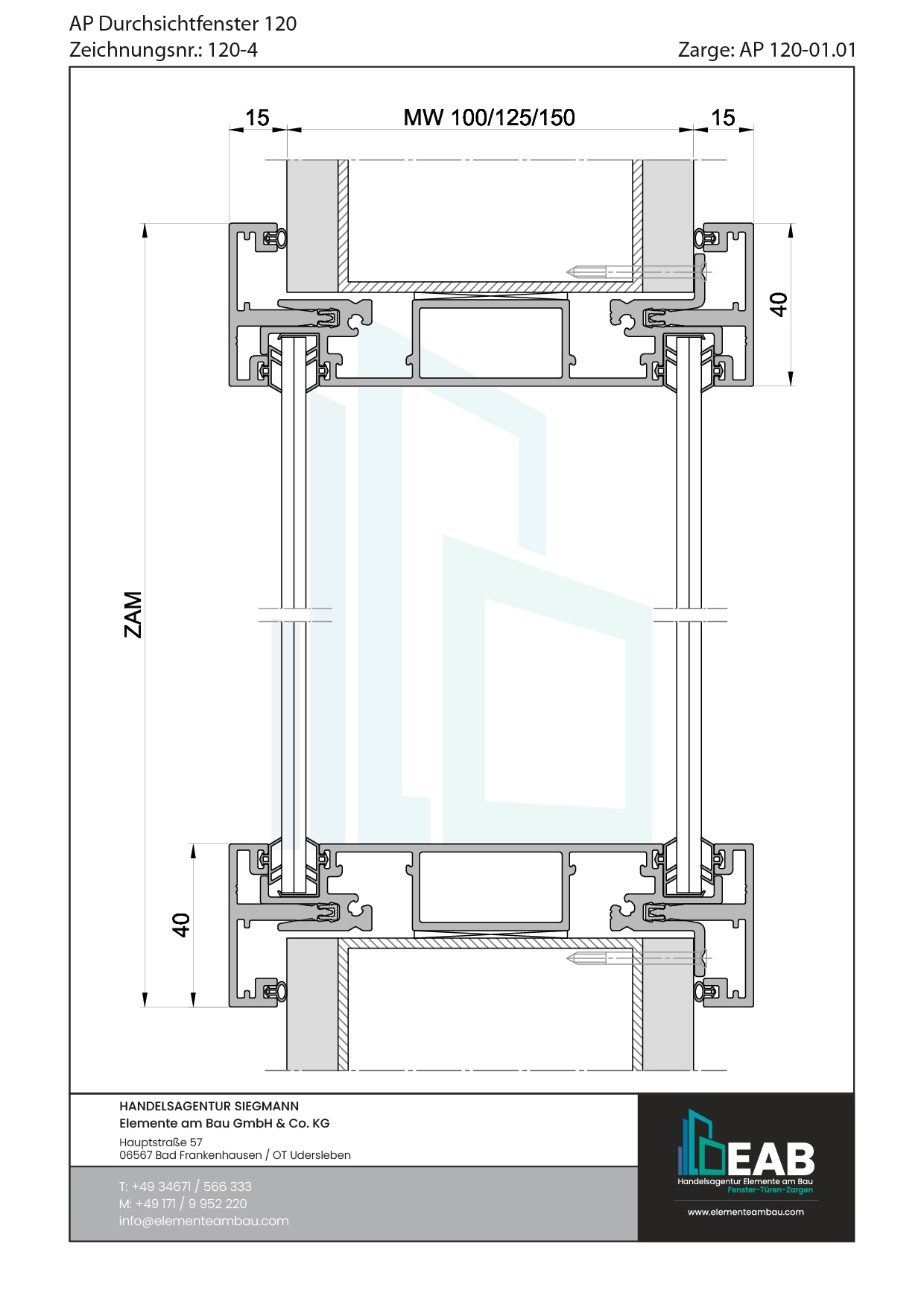Okvir s rubnim zrcalom