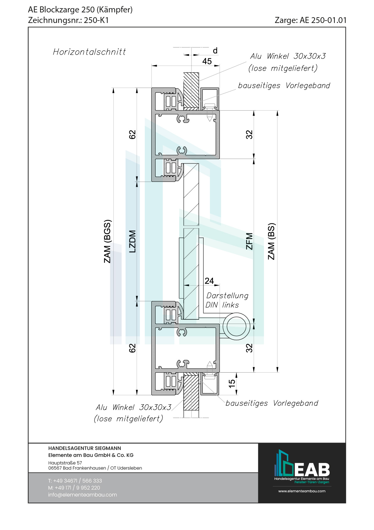 Okvir s rubnim zrcalom