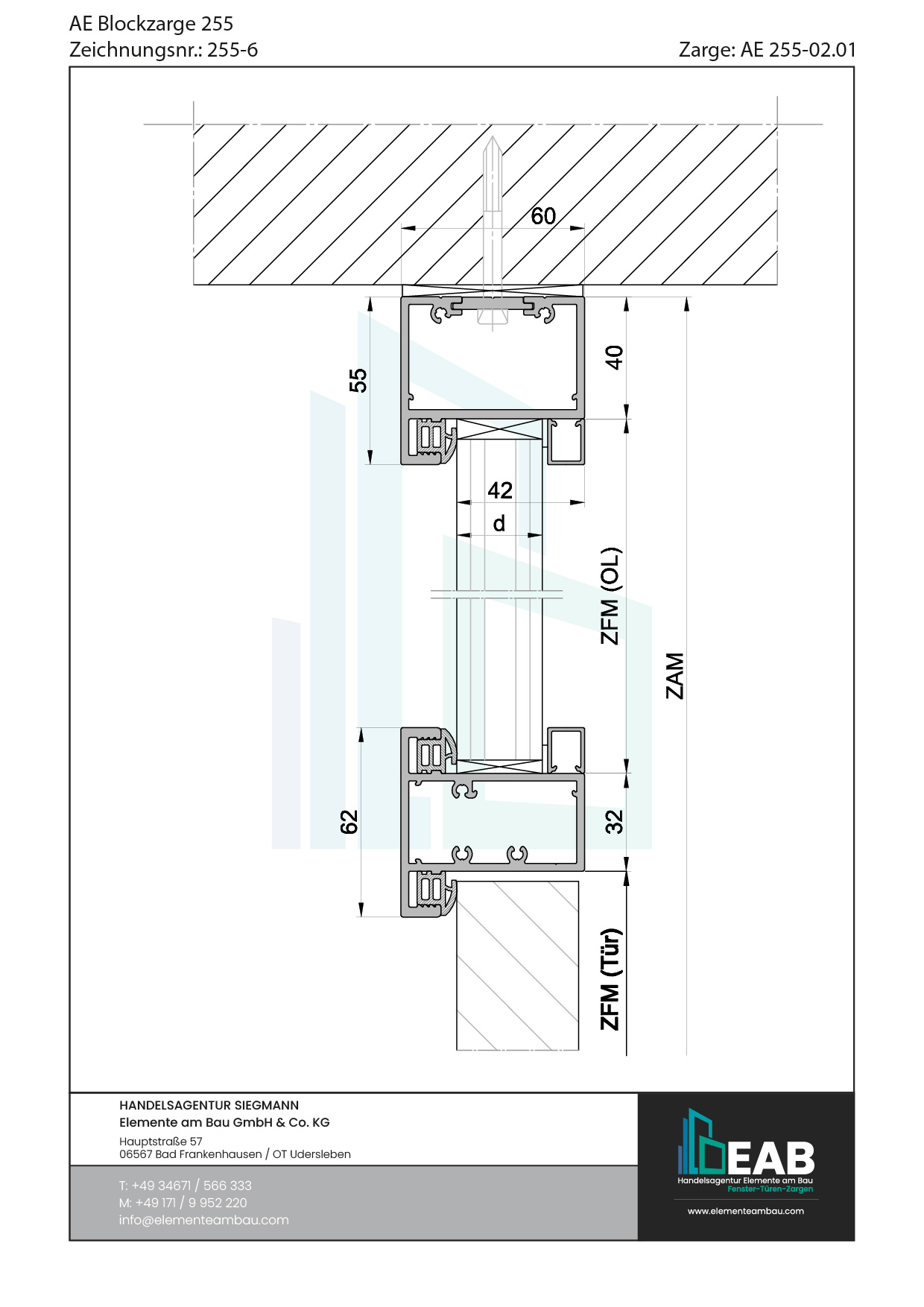 Okvir s rubnim zrcalom