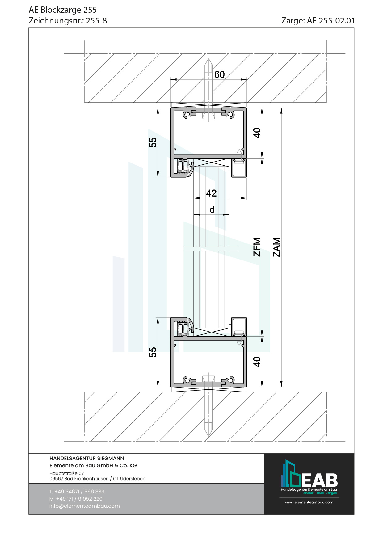 Okvir s rubnim zrcalom