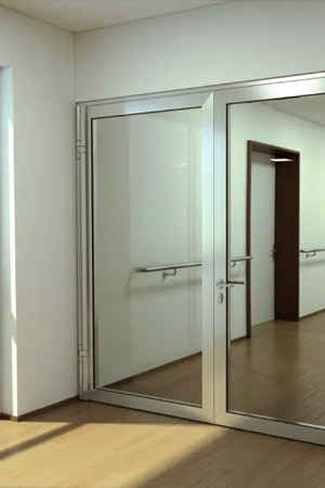 vrata s aluminijskim okvirom